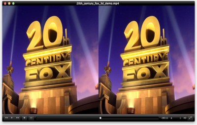 20th Century Fox - Small Side by Side 3D Demo