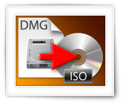 convert dmg to iso using a dvd